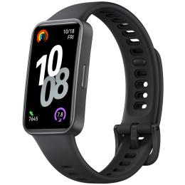 Huawei Band 10 Polymer Fitness Tracker - Black 1.47" AMOLED Display - Up to 14 Day Battery Life - 5ATM Water Resistance - Blood Oxygen / Sleep / Fitnesss / Health Tracking - Call Notifications