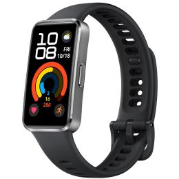 Huawei Band 10 Aluminum Fitness Tracker - Matte Black 1.47" AMOLED Display - Up to 14 Day Battery Life - 5ATM Water Resistance - Blood Oxygen / Sleep / Fitnesss / Health Tracking - Call Notifications