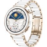 Huawei Watch GT 5 Pro 42mm Smart Watch - White with Ceramic Case and White Ceramic Strap 1.32" AMOLED Display - Up to 7 Days Battery Life - 5ATM IP69K Water Resistance - Golf Maps - 40m Diving - ECG (Electrocardiogram) - Dual-Band GPS - Hua