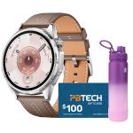Huawei Watch GT 6 46mm Smart Watch - Grey - Bonus AquaFlask Dream 650 mL Water Bottle - Periwinkle & $100 PB eGift Card (RRP $157)