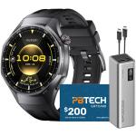 Huawei Watch GT 6 Pro 46mm Smart Watch - Black - Bonus CUKTECH No.15 SE 20000mAh Fast Charging Power Bank & $200 PB eGift Card (RRP $289)
