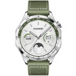 Huawei Watch GT 4 46mm Smart Watch - Green with Stainless Steel Case and Green Woven Strap - (ex-demo, PB 3 Month Warranty, no accessories)