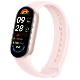 Xiaomi Smart Band 9 Fitness Tracker - Mystic Rose 1.62" 60Hz AMOLED Display - Up to 21 Days Battery Life - 5ATM Water Resistance - Improved Heart Rate and Sleep Monitoring - 150+ Sports Modes