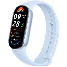 Xiaomi Smart Band 9 Fitness Tracker - Arctic Blue 1.62" 60Hz AMOLED Display - Up to 21 Days Battery Life - 5ATM Water Resistance - Improved Heart Rate and Sleep Monitoring - 150+ Sports Modes