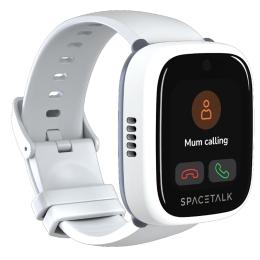 Spacetalk Loop Kids Smartwatch - Frost - 4G Phone Calling, Talk & SMS - Safe Zones & Location Tracking - No Social Media or Web Browser - IP67 Water Resistance - SOS Alert - Up to 3 Days Battery Life