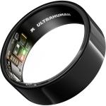 ULTRAHUMAN Ring AIR Smart Ring - Aster Black - Size 10 Sleep and Fitness Tracker - Smart Ring for Men and Women - No app fee for Standard Features - Up to 6 Days Battery Life