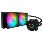 Cooler Master MasterLiquid Lite ML240L V2 240mm AiO Water Cooling with aRGB Fans, Support Intel LGA 1700 / 1200 / 115X / 2011, AMD AM5 / AM4 / AM3 / AM2 / FM2 / FM1