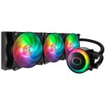 Cooler Master MasterLiquid ML360R All in One Watercooling with 3 X Addressable RGB 120MM fan - Performance 360mm radiator MAX TDP 230W Support Intel LGA 1200/ 2066 / 2011 / 1366 / 1156 / 1155 / 1151 / 1150  AMD Socket FM1 / AM4 / AM3+ / AM3