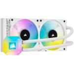 Corsair iCUE H100i ELITE CAPELLIX White 240mm AiO Water Cooling with aRGB Fans, Support Intel 1200 / 1150 / 1151 / 1155 / 1156 / 1366 / 2011 / 2066, AMD AM5 / AM4 / AM3 / AM2 / sTRX4 / sTR4 (*Threadripper bracket not included)