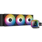 DEEPCOOL LS720 Premium 360mm AiO Water Cooling with Infinity Mirror Pump, Support Intel LGA 1700 / 1200 / 1151 / 1150 / 1155, AMD AM5 / AM4