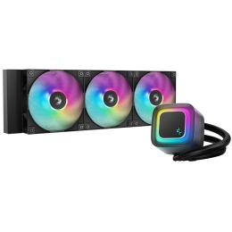 DEEPCOOL LE360 V2 Black 360mm ARGB Liquid Cooler For Intel LGA 1851/1700/1200/1151/1150/1155, AMD AM5/AM4