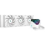 DEEPCOOL LT720 Infinity Mirror 360mm AiO Water Cooling Kit White for Intel LGA 1851/ 1700 / 2066 / 2011/ 1200 / 115X, AMD TRX4/s TR4 / AM5 / AM4