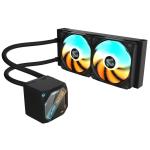 Gigabyte GAMING 240 Black Liquid CPU Cooler with ARGB lighting (Daisy Chain Quick Connect Fans) Intel 1851 / 1700 / 115X / 1200; AMD AM5 / AM4