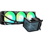 TRYX Panorama SE 360mm Black ARGB 360mm AiO Water Cooling With 6.5 inch L-Shaped AMOLED Screen With 2K Resolution,Support Intel LGA 1851/ 1700 / 115X, AMD AM5 / AM4